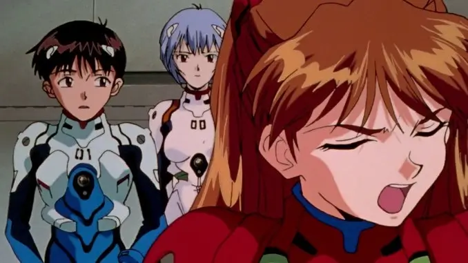 Shinji, Rei, dan Asuka